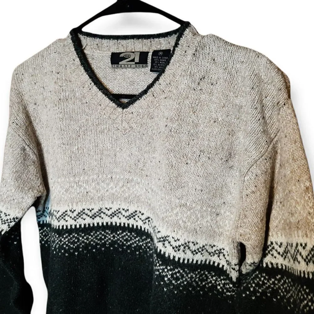 Rue 21 Y2K Wool Blend Sweater sz M